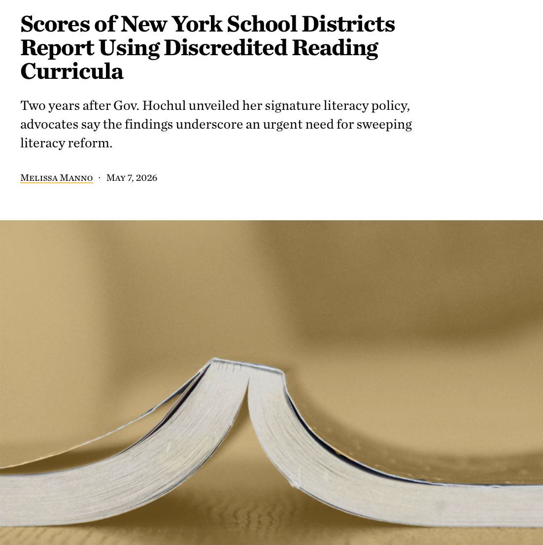“When the Classroom Fails Them, There’s No Backup”: LI Literacy Coalition Founder Speaks to NY Focus on Science of Reading Compliance Gap